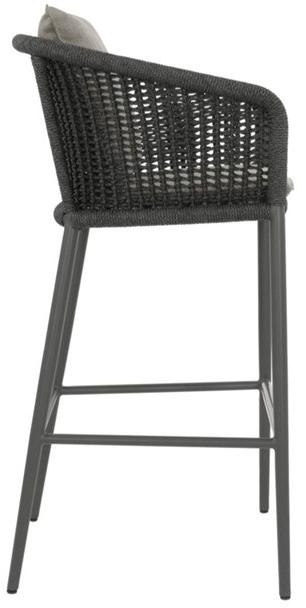 JANUS et Cie Барный стул из морской веревки с подлокотниками Knot sun-id-1415298 - Вид №2