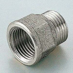 Переходник НВ  3/8"x1/2" никель TIEMME
