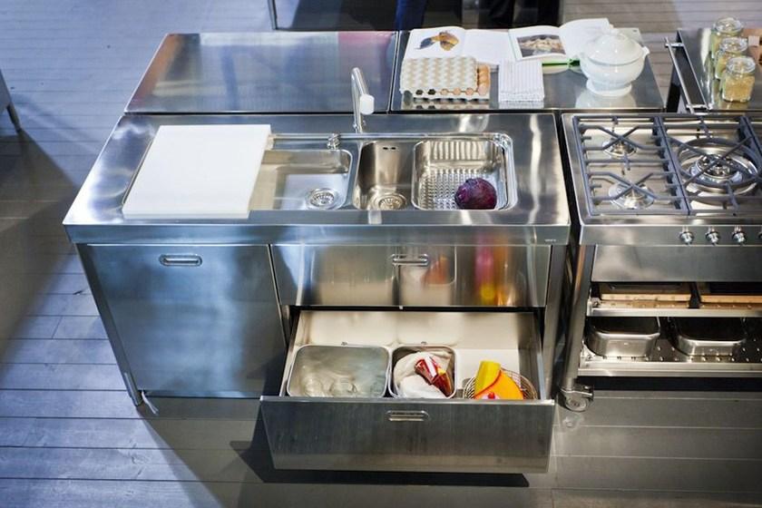 ALPES-INOX Кухонный гарнитур для мытья с дверцами и ящиками Liberi in cucina sun-id-1404554 - Вид №3