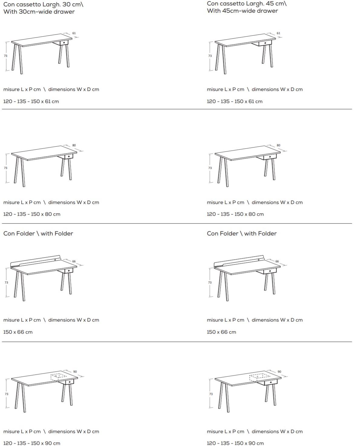 Nidi Прямоугольный стол с ящиками sun-id-1362495 - Вид №2
