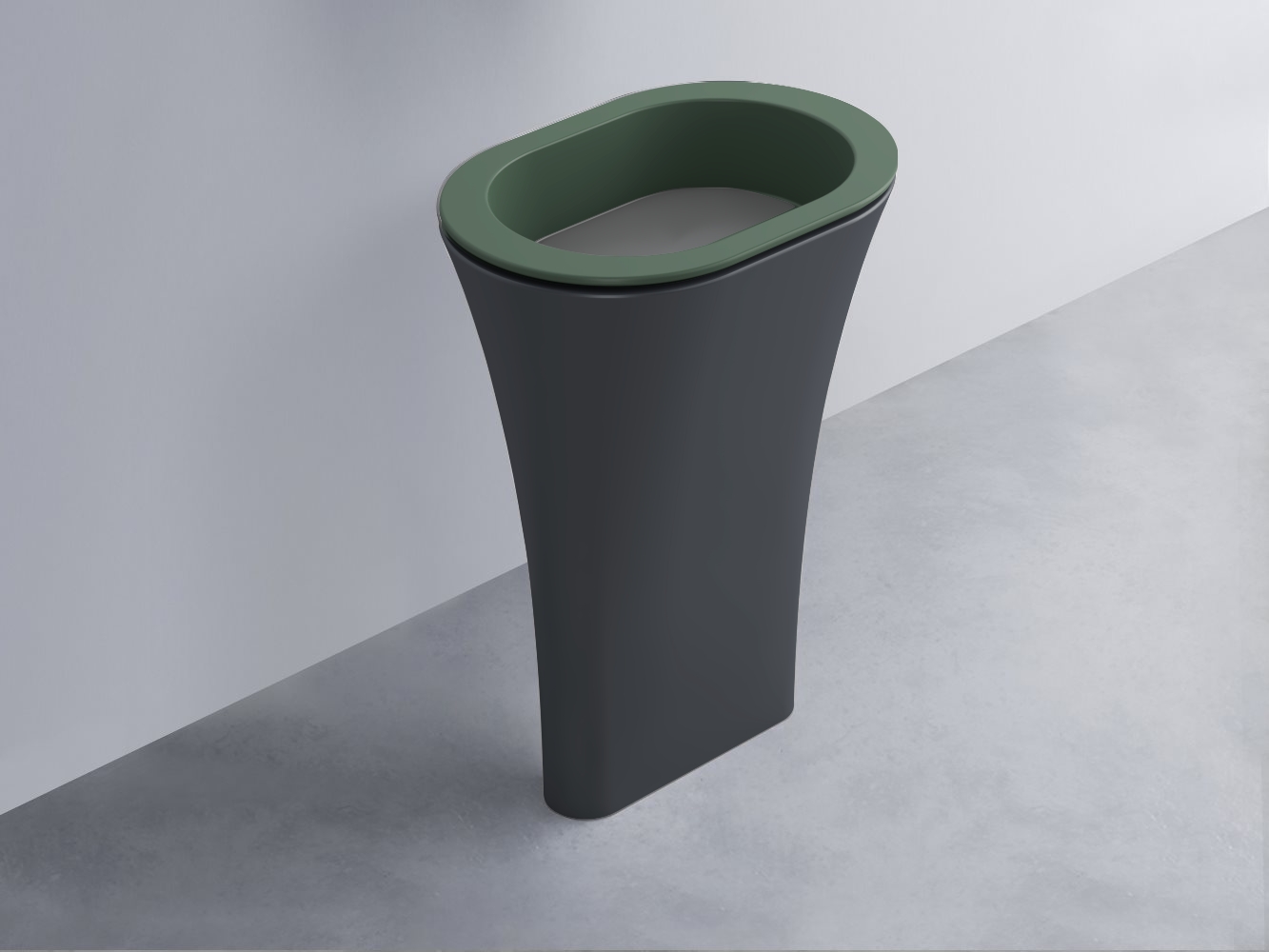 AMLA65-MU+AMPILO-CM+AMCOLO-BA Раковина Amedeo Ovale отдельностоящая cielo Enjoy + Amedeo Ceramica Cielo