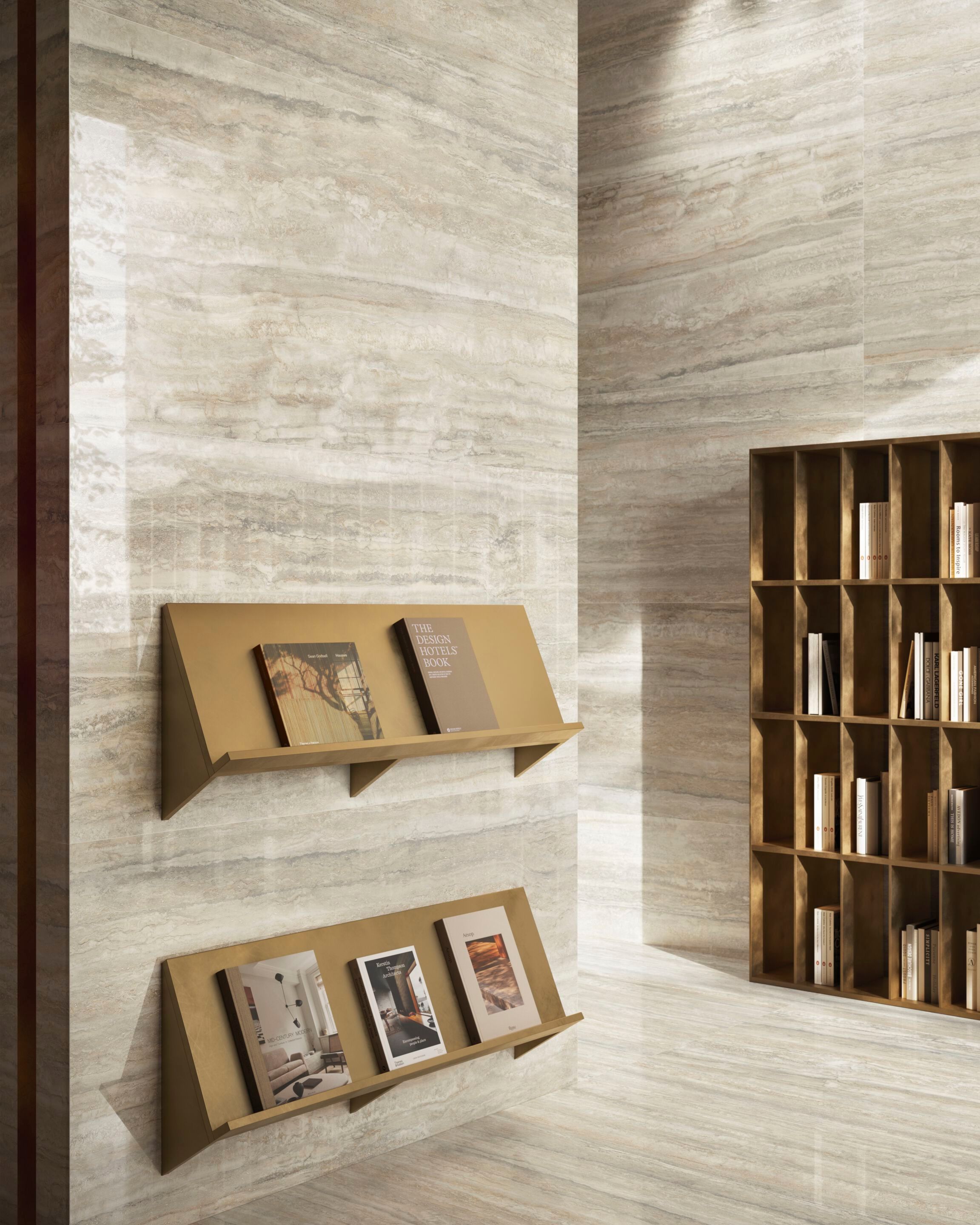 Напольное / керамогранит с эффектом травертина CERAMICA SANT'AGOSTINO Invictus ARCH-00128093 - Вид №5