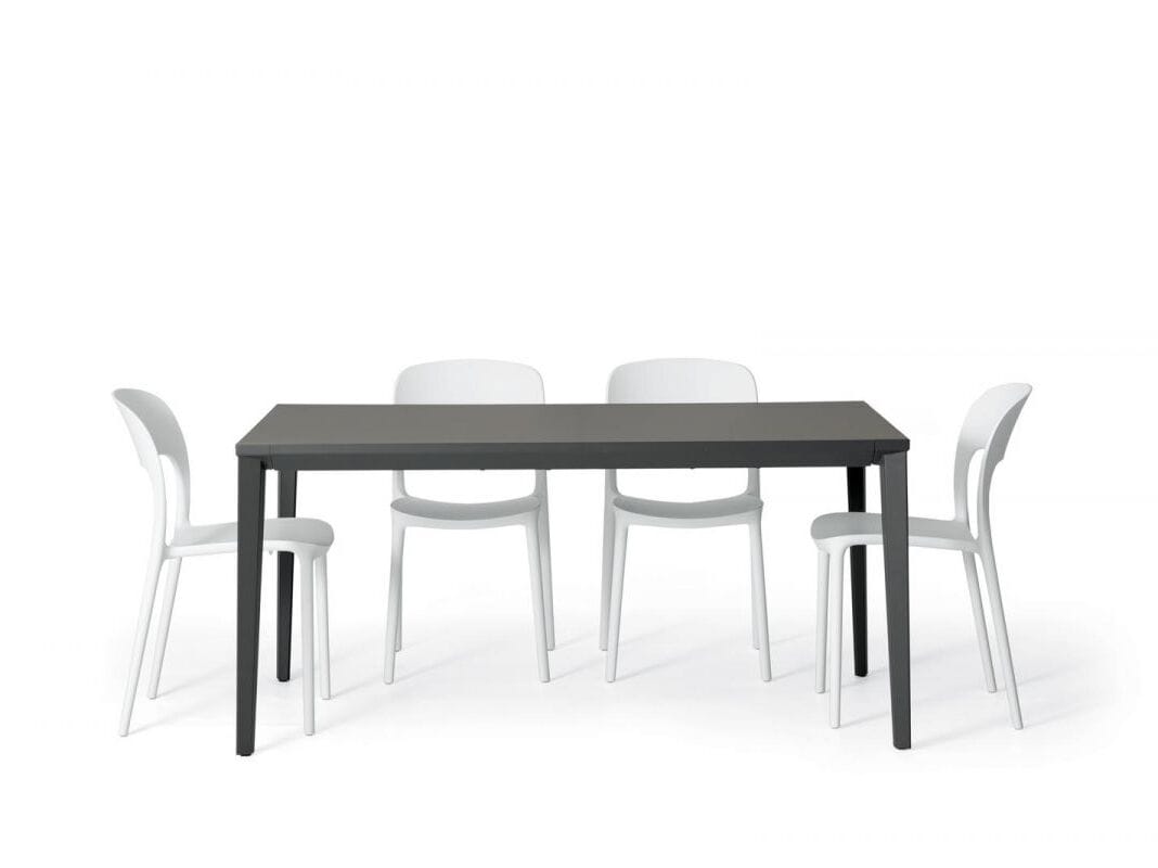 Выдвижной металлический и меламиновый обеденный стол Bontempi Casa ECHO IN ARCH-00150158 - Вид №5