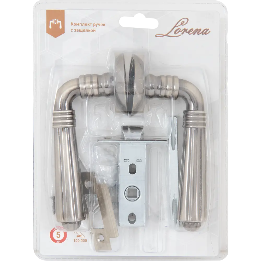 Дверные ручки 132 AB без запирания комплект цвет бронза 85219163 STLM-2079802 Santreyd  - Вид №4