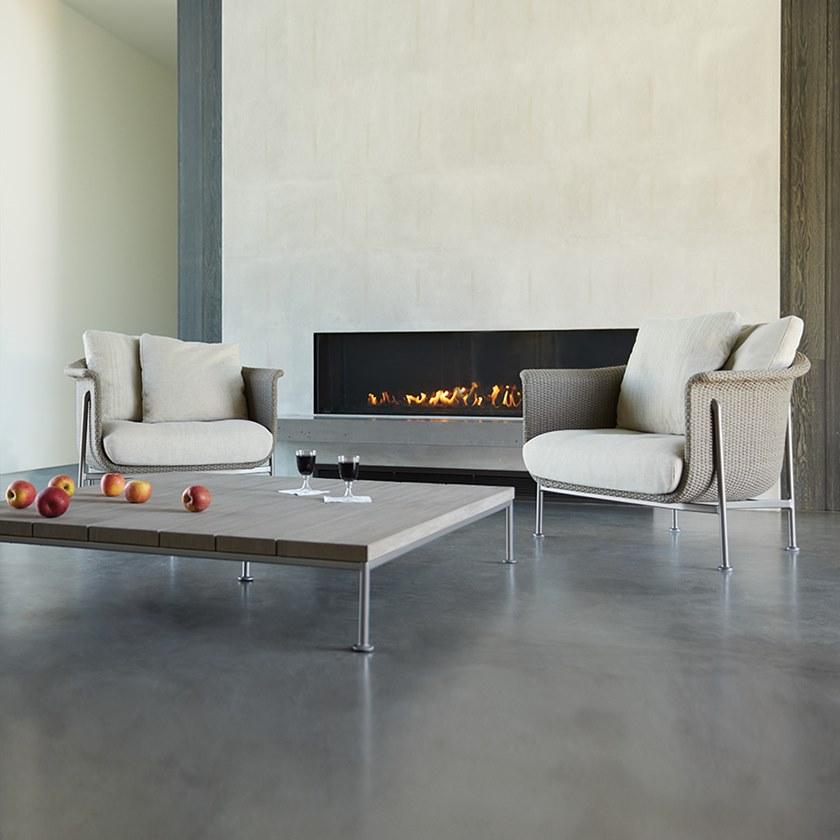 JANUS et Cie Квадратный журнальный столик / подставка для ног Gina sun-id-1507282 - Вид №2