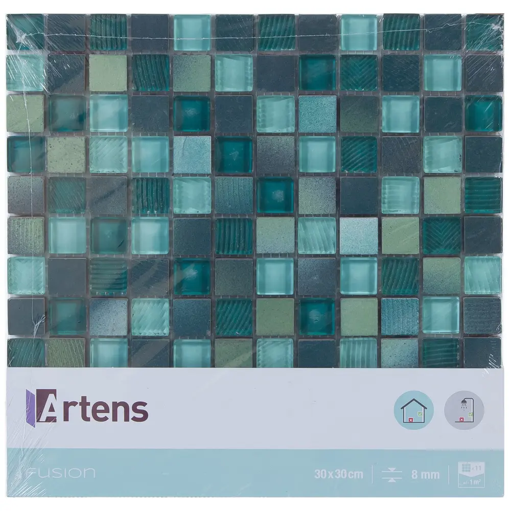 Мозаика Artens Fsn 30х30 см, стекло, цвет серый 18731611 STLM-2025723  - Вид №5