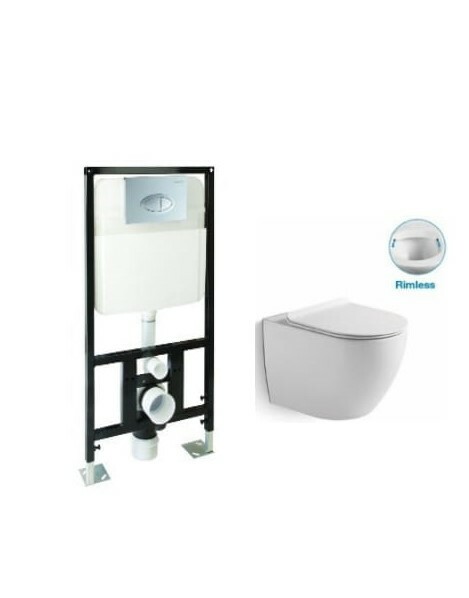 Подвесные унитазы SL-5005 + SL-01 SANTILINE 