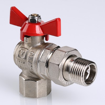 VT.228.N.06 Кран шаровой VALTEC BASE угловой с полусгоном Valtec 1"  - Вид №1