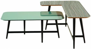 Roche Bobois Модульный прямоугольный лакированный журнальный столик Les contemporains