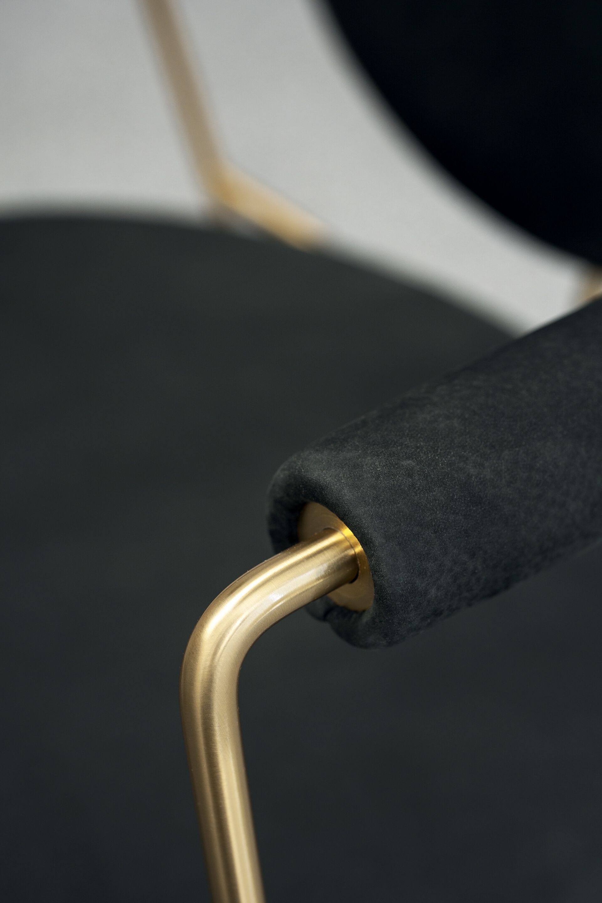 Кожаный мягкий стул с подлокотниками Baxter Gemma ARCH-00022542 - Вид №8