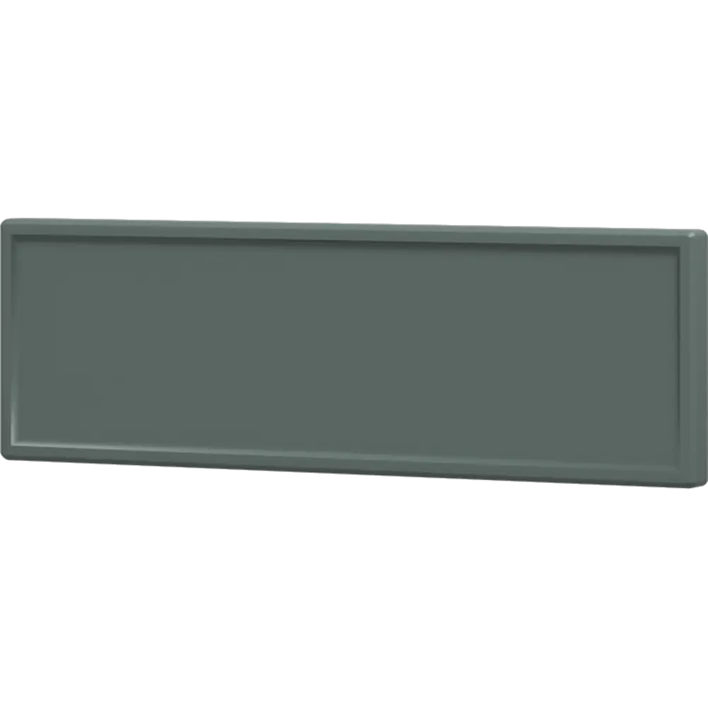 Фасад выдвижного ящика Инта 39.7x12.5 см KONSENSA МДФ цвет зеленый 89417442 STLM-2189586 Инта зелёная - Вид №1