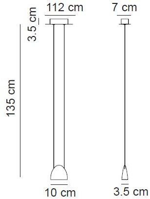 Alma light Металлический светодиодный подвесной светильник Led oval sun-id-1354924 - Вид №6