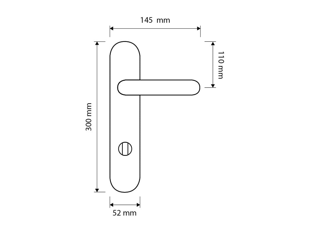 Классический стиль латунная ручка на пластине LINEA CALI' Нимфа ARCH-00049169 - Вид №5