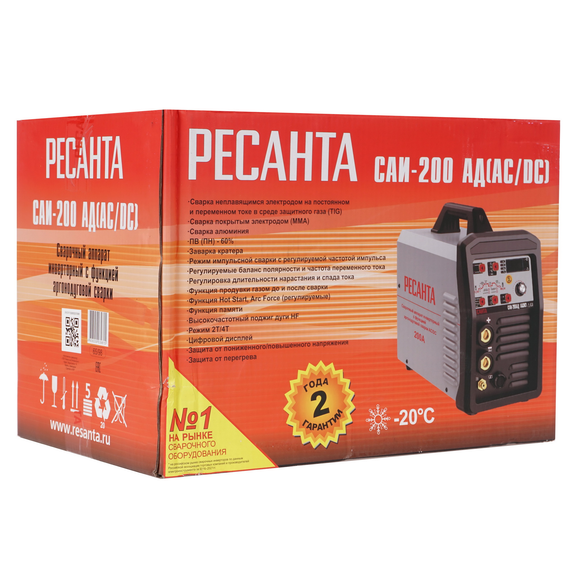 Сварочный аппарат Ресанта САИ-200АД (АС/DC) 9953891 STDN-0141603 - Вид №10