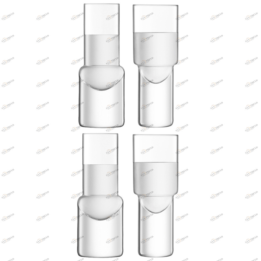 Набор из 4 стопок vodka 50 мл LSA INTERNATIONAL ДИЗАЙНЕРСКИЕ 00-3894765 Прозрачный 