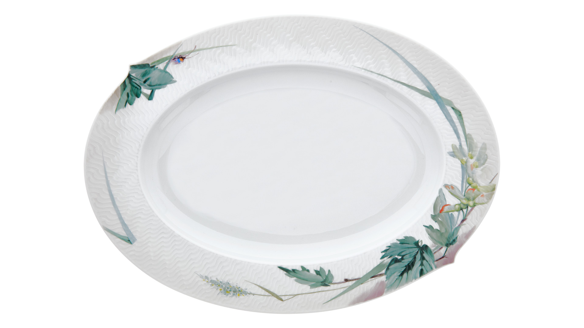 10612624 Meissen Сервиз столовый 6/30 "Игра волн, рельеф, дикая флора" Фарфор, Керамика  - Вид №6