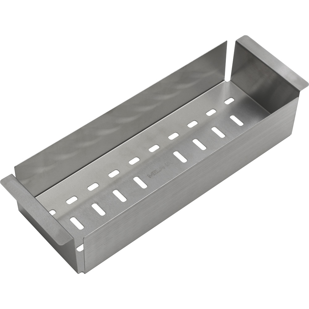 Многофункциональный коландер MELANA ProfLine нержавеющая сталь для мойки 400мм (MLN-H0002) 