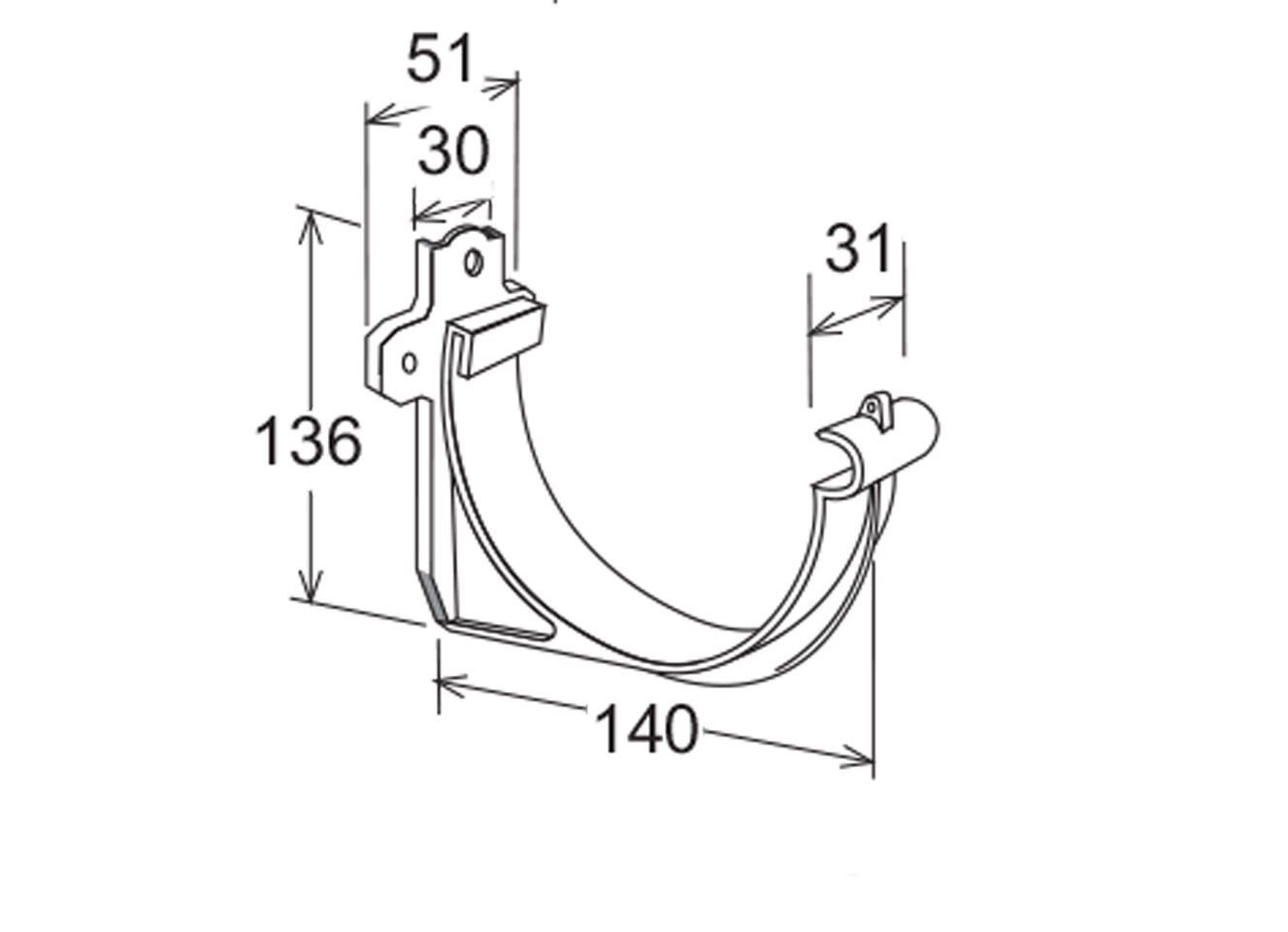 ПВХ аист для желоба 145 First Corporation First Plast ARCH-00090776 - Вид №1