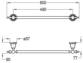 Fir Italia Accessori bagno classici  Abme06a  - Вид №1