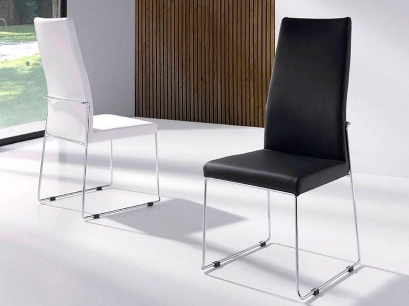 Angel Cerdá Кресло-санки из кожзаменителя с высокой спинкой New chair 4058 bz615 Angel Cerda - Вид №4