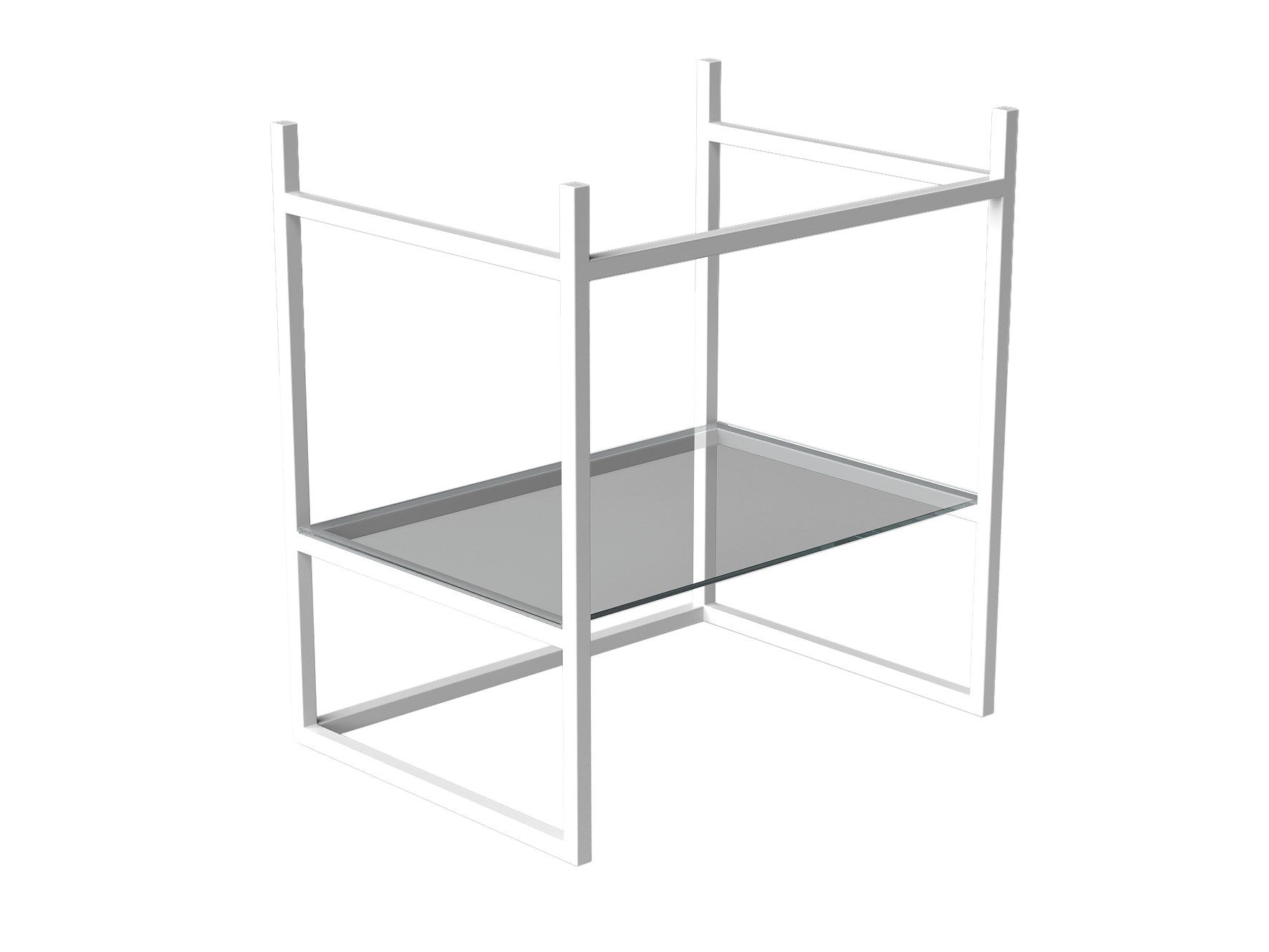 Одноместный железный умывальник с держателем для полотенец Olympia Ceramica Vinyl ARCH-00095177 - Вид №13