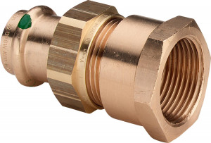 Viega Соединительный элемент резьбовой разъемный Sanpress 2262 (133900)