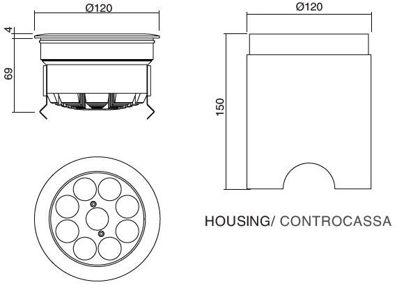 2604 Подвесная раковина настенная овальная NEXO LUCE Uplight-downlight nexo luce белая - Вид №2