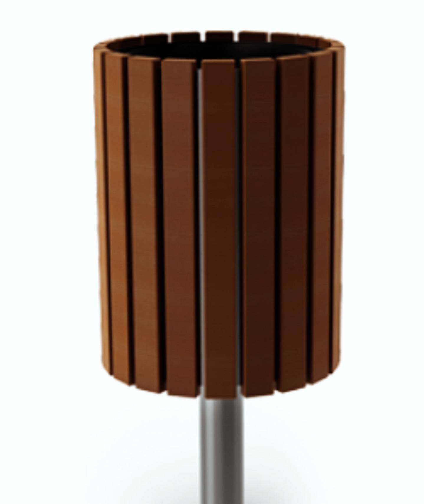 14505 БРАМЕН на 1 стойке, урна уличная LAB.Space  - Вид №1