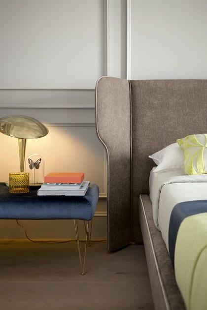 Felis Кровать для хранения из мягкой ткани в современном стиле с обитым изголовьем Bedstories#2 sun-id-1497509 - Вид №5