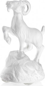 10571153 Cristal de Paris Фигурка Cristal de Paris "Горный козел" 3,6х5,5см (сатин) Хрусталь