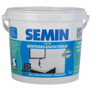 Шпаклёвка полимерная финишная Semin SEM-WP 8 кг 16420317 STLM-2007236