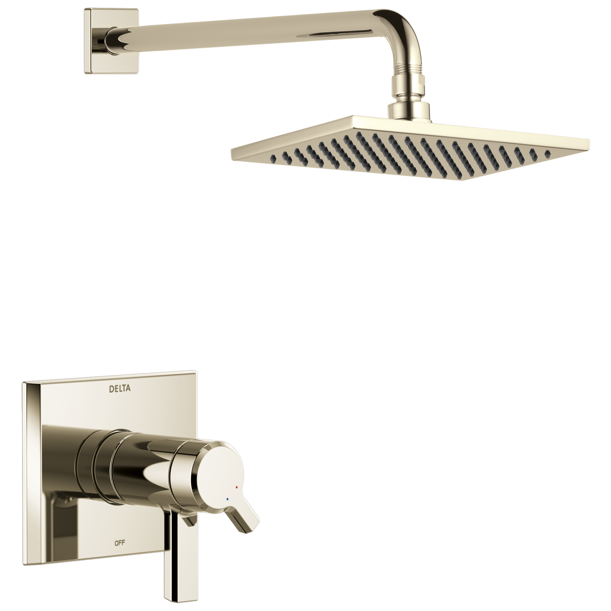 T17T299-PN Облицовка для душа H2Okinetic® серии TempAssure® 17T Delta Faucet Pivotal Полированный никель 