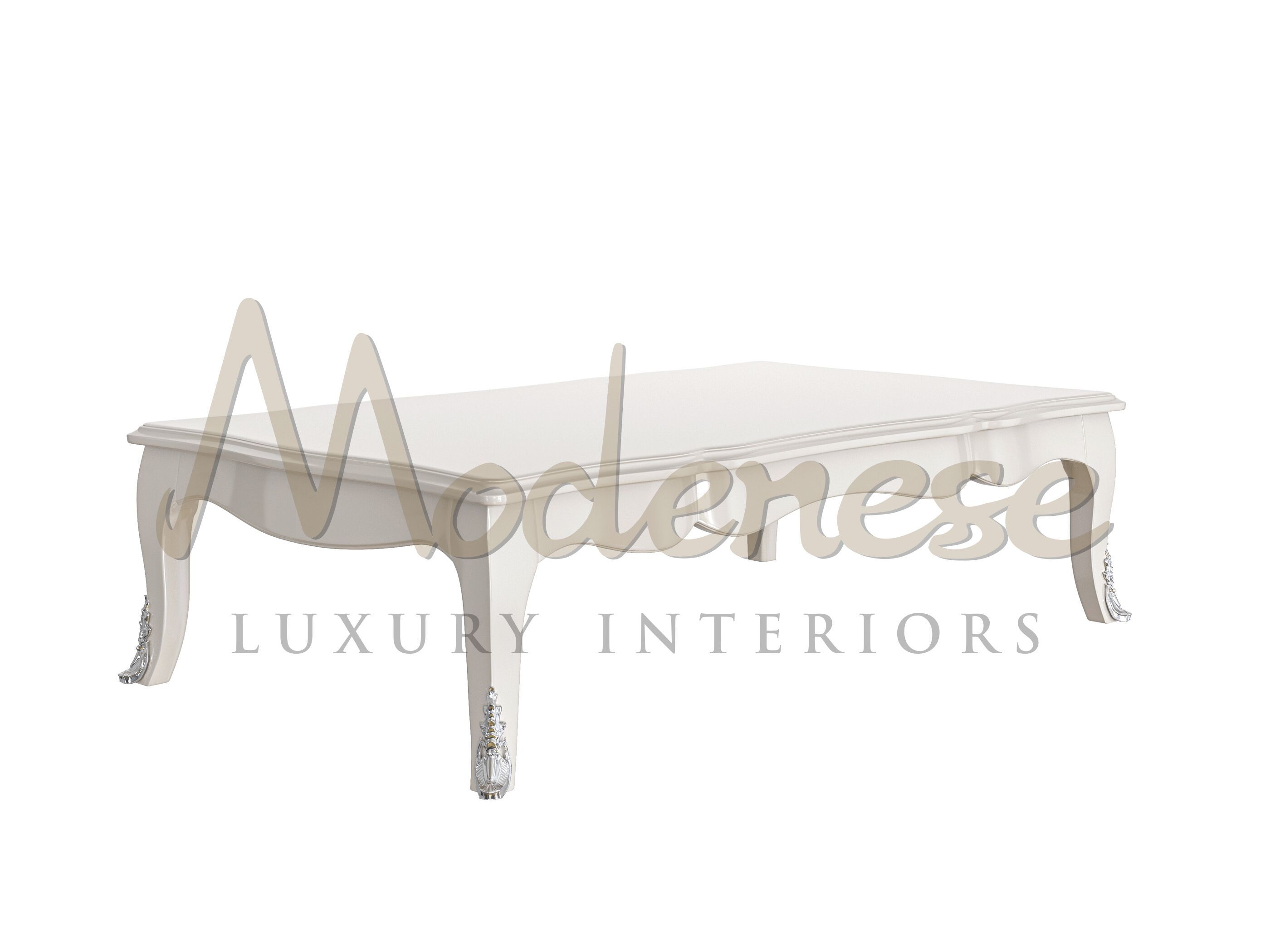 Деревянный прямоугольный журнальный столик Modenese Luxury Interiors PRESTIGE ARCH-00147934 - Вид №1