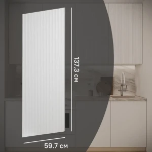 Konsensa Висла - фасад кухонный МДФ белый 59.7x137.3 см 89385076