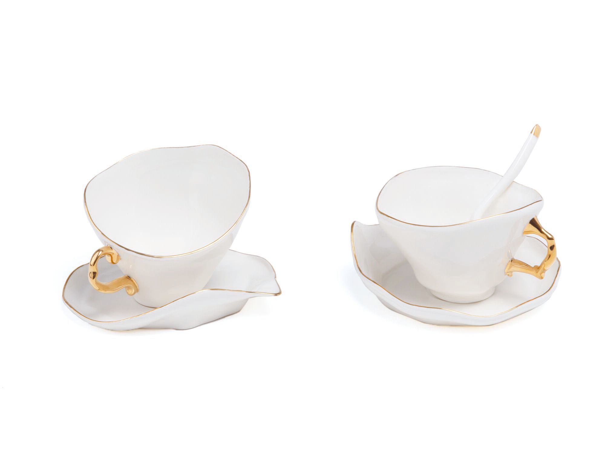 Набор фарфоровых чашек с блюдцем Seletti Meltdown ARCH-00000896