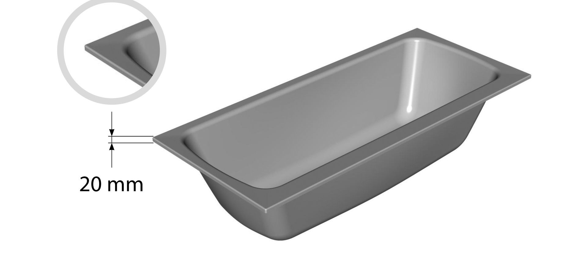 Акриловая ванна Kolpa-San Bell 00893 хромотерапия Словения - Вид №2