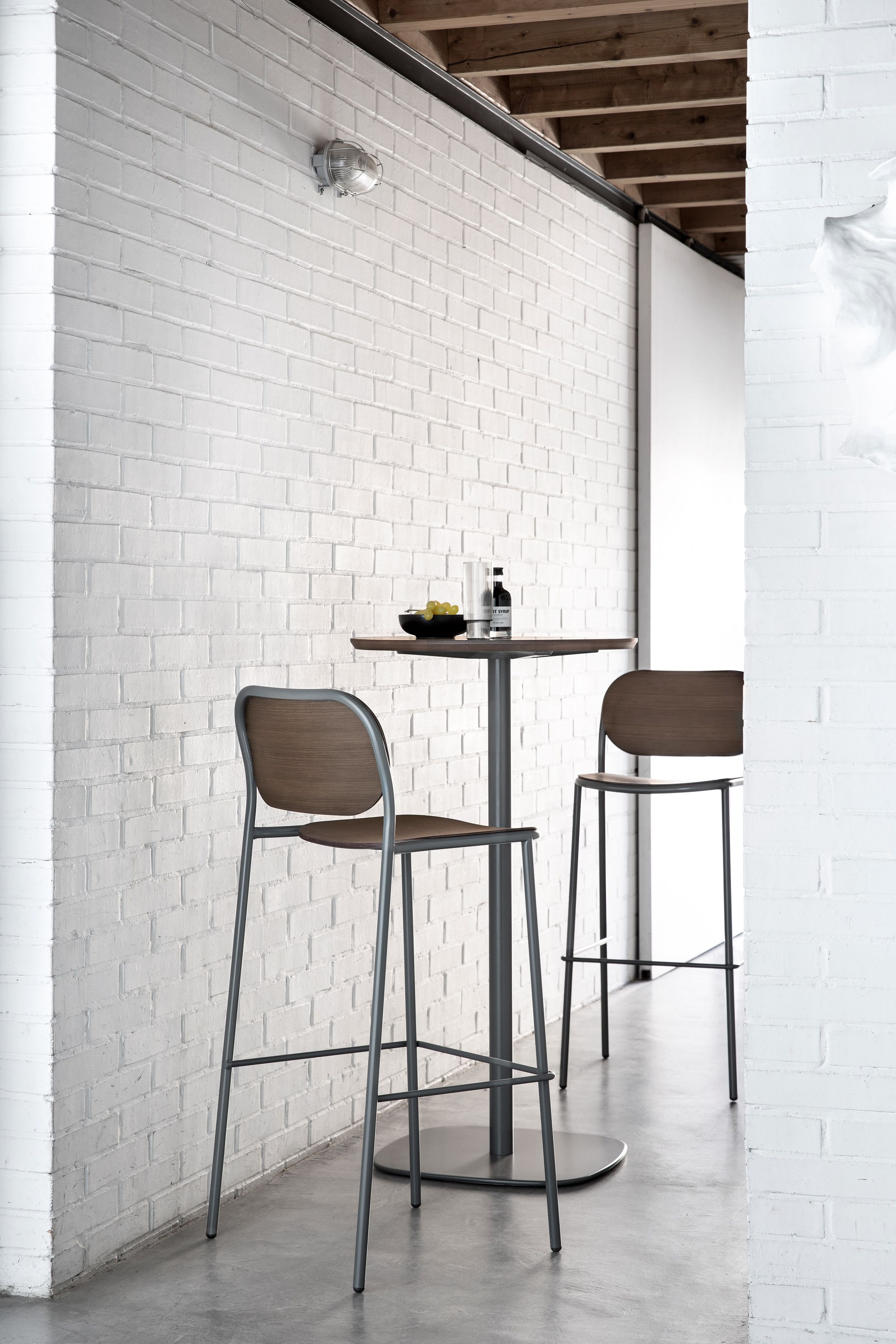 Высокий деревянный стул со спинкой TrabA' Metis ARCH-00132933 - Вид №7