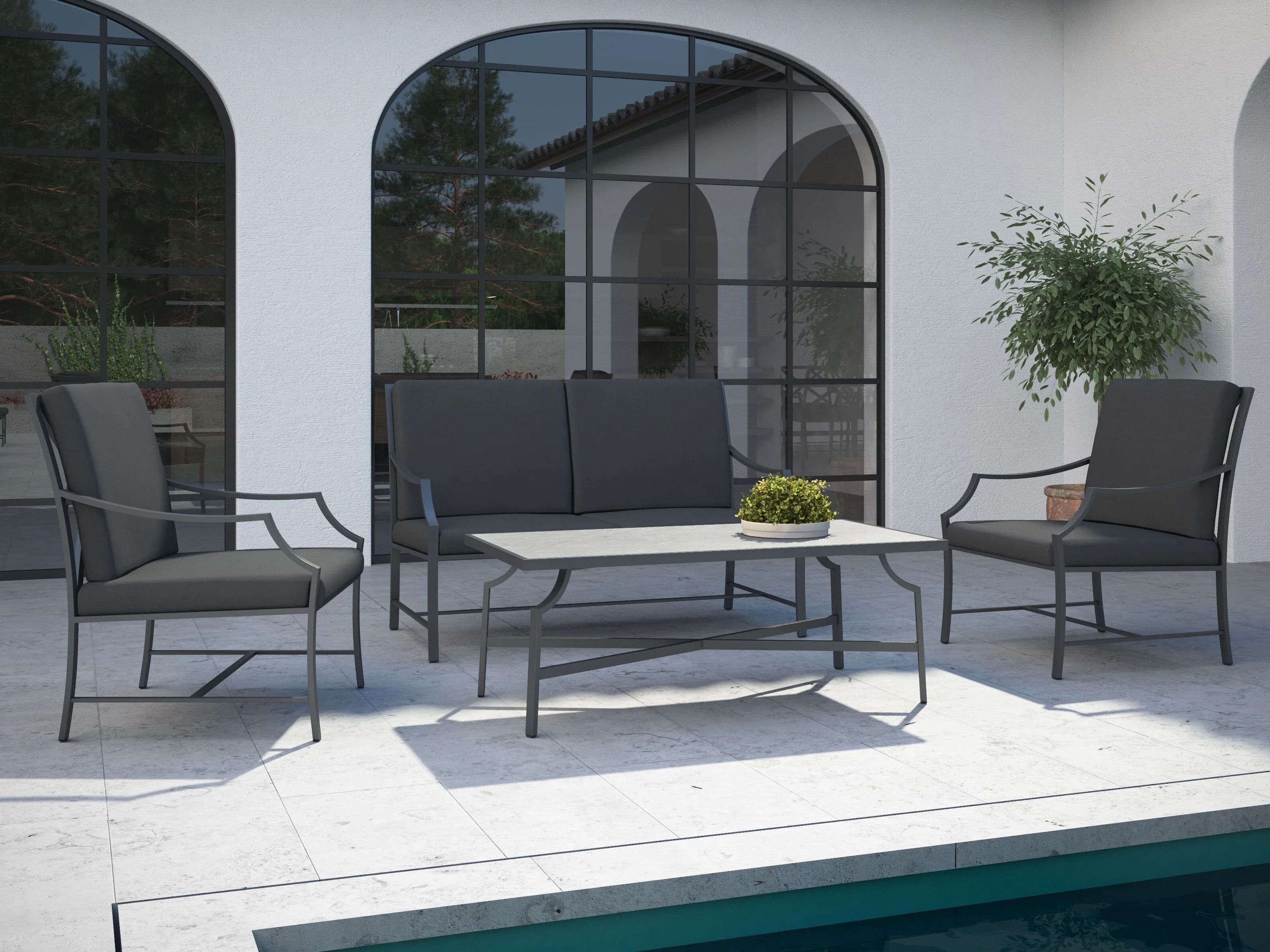 Садовое кресло с подлокотниками 10Deka август ARCH-00059573 - Вид №1