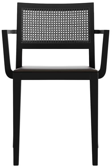 horgenglarus Штабелируемый стул из массива дерева с подлокотниками Lyra 6-540a - Вид №7