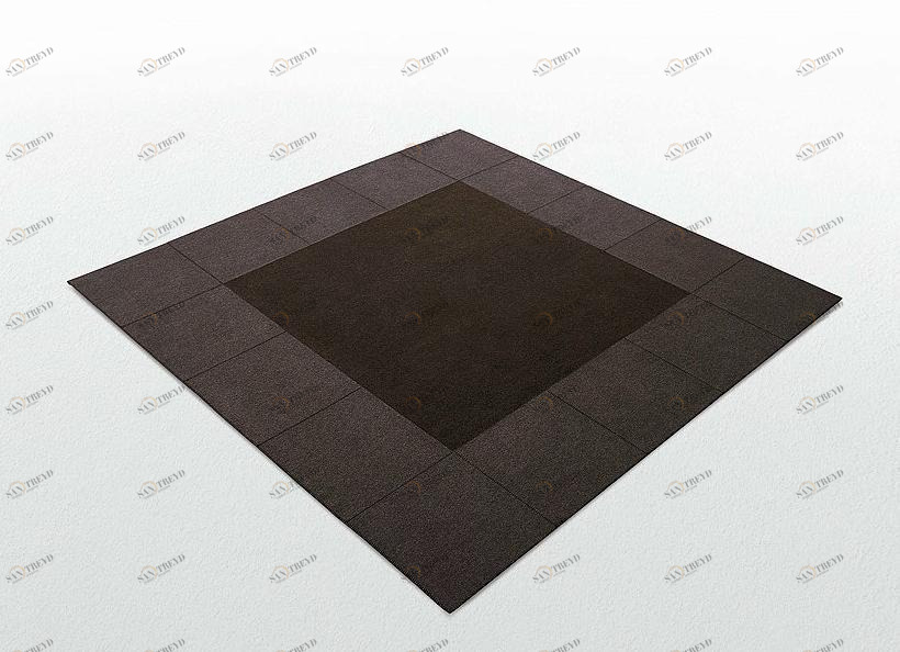 Paola Lenti Квадратный войлочный коврик Feltro sun-id-1374039