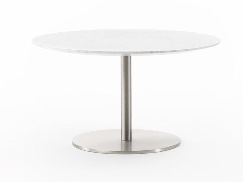 Marelli Низкий круглый мраморный журнальный столик Break sun-id-1452644 - Вид №1