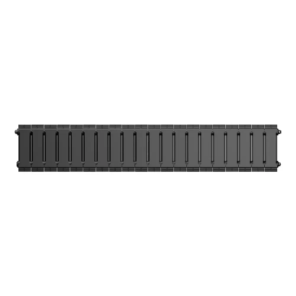 Радиатор секционный Royal Thermo Pianoforte 200/100 20 секций боковое подключение биметалл черный 86733726 STLM-2047988  - Вид №2