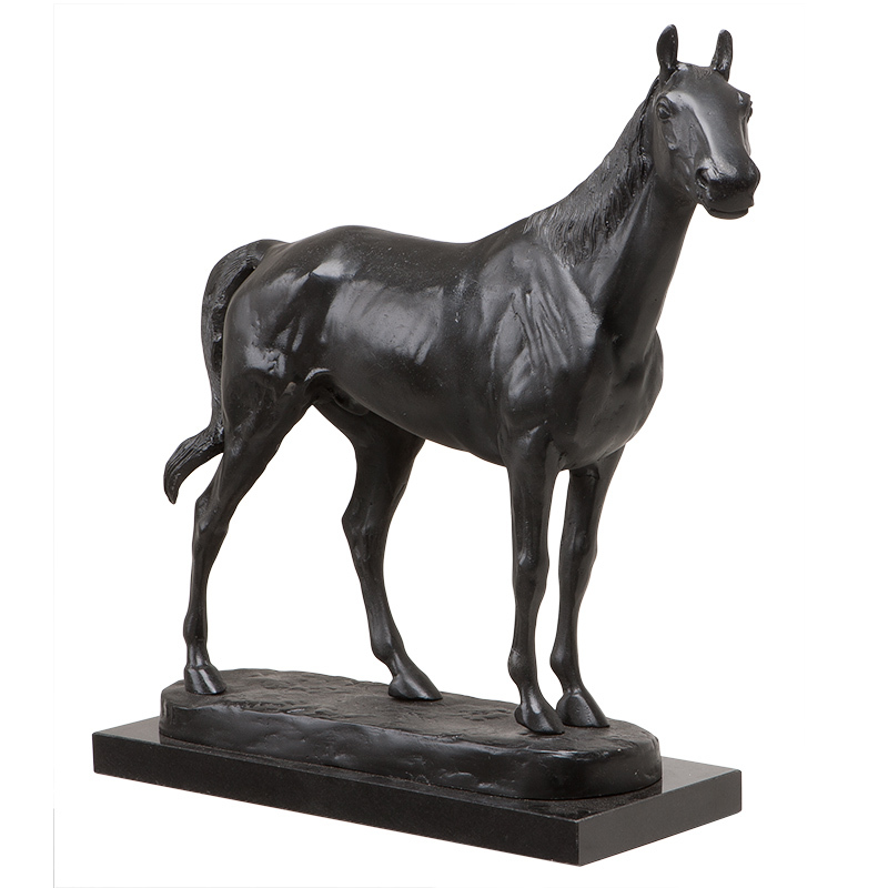 Статуэтка декоративная металлическая 57х58 см черная Horse Rodondo EICHHOLTZ EICHHOLTZ 062735 Бронза;черный  - Вид №2