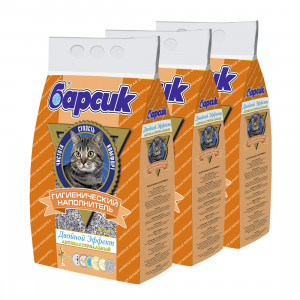 Т00020605*3 Наполнитель для кошачьего туалета Эффект гранулы 4,54л (упаковка - 3 шт) БАРСИК