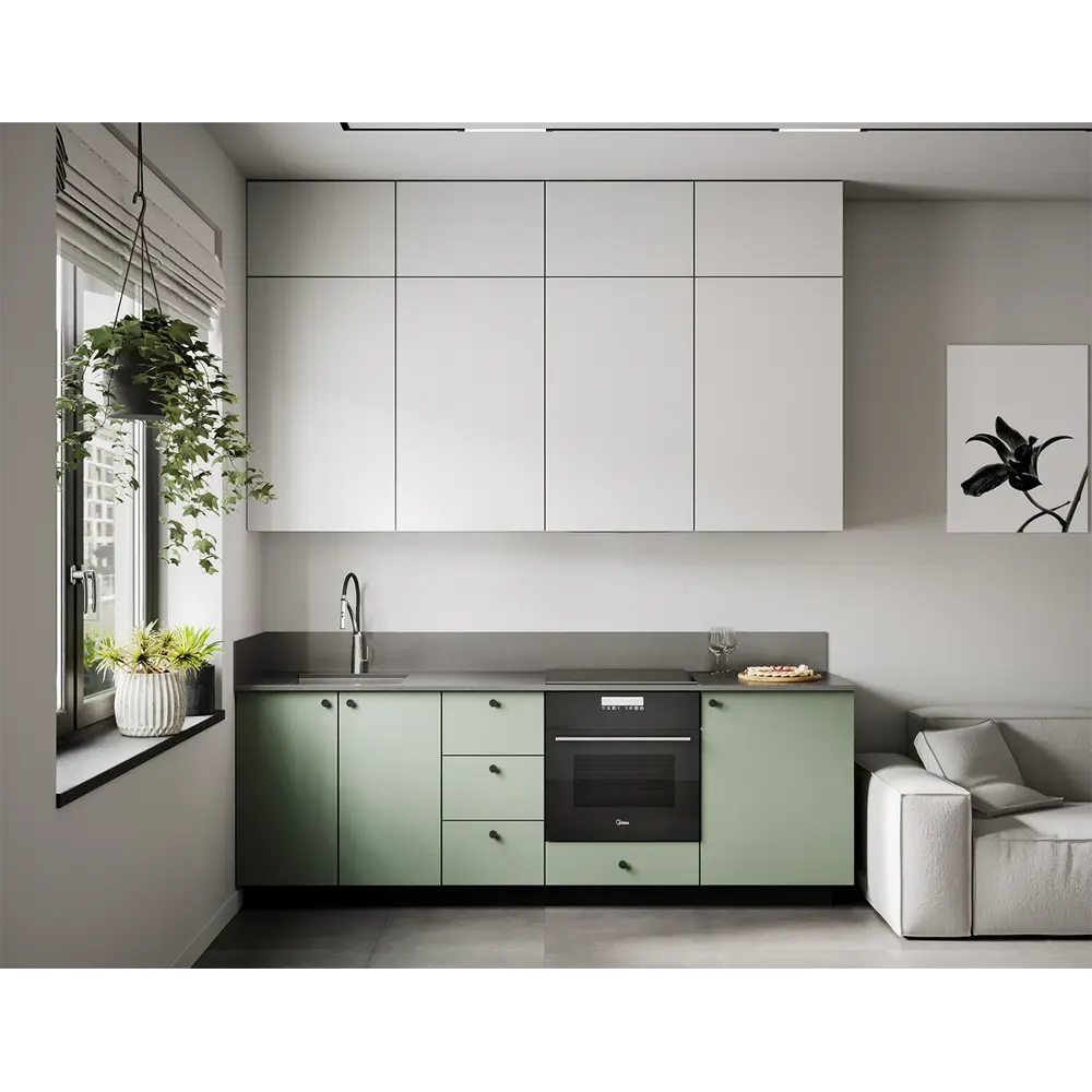 Фасад кухонный DELINIA ID София белый матовый 44.7x214.1 см 82010132 STLM-0867677 - Вид №4