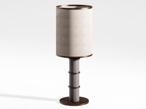 Деревянная прикроватная лампа