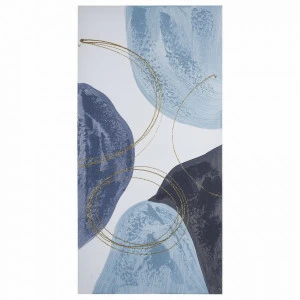 Картина фактурная в пастельных тонах 30х60 см сине-голубая Tomas Stern TOMAS STERN  00-3872636 Голубой;синий;разноцветный