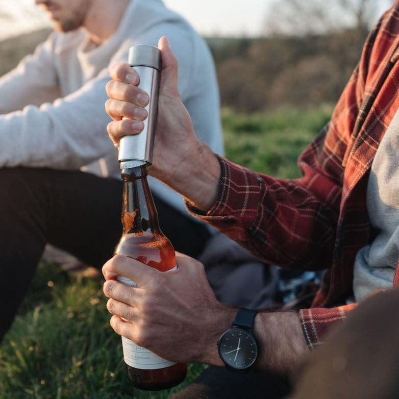 W203STE Фляжка на 100 мл - сталь Wingback  - Вид №5