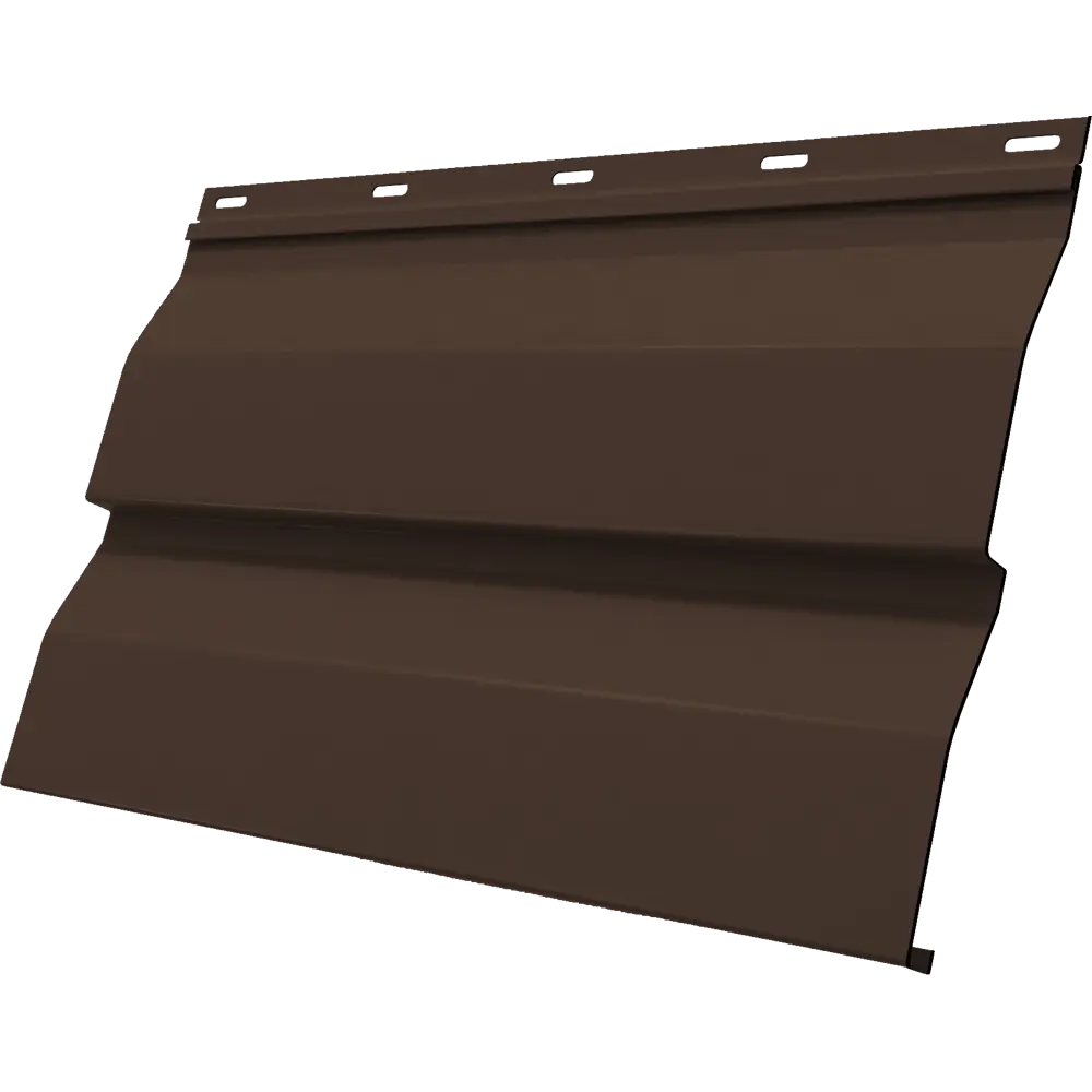 85865834 Сайдинг металлический корабельная доска 3 м Шоколад RAL 8017 0.72 м² STLM-1437022 Santreyd 