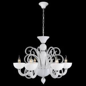 Потолочная люстра Crystal Lux Margo SP6 CRYSTAL LUX ДИЗАЙНЕРСКИЕ, MARGO 058701 Белый